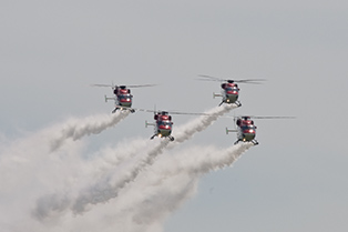 Indian Air Force Display Team - Sarang