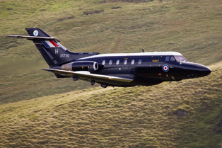 RAF Dominie T1 low level in the Mach Loop
