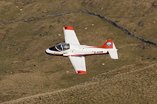 BAC Jet Provost T Mk 5P low level