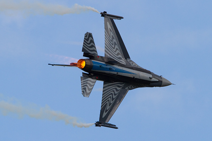 Belgium F-16 Display - Waddington 2010 - photo 02